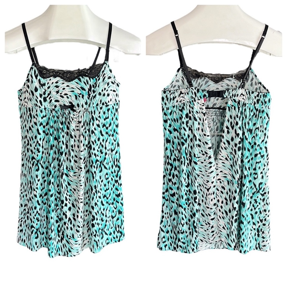 Betsey Johnson Intimates leopard print night top